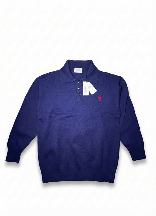 Ami Paris Sweter Niebieski