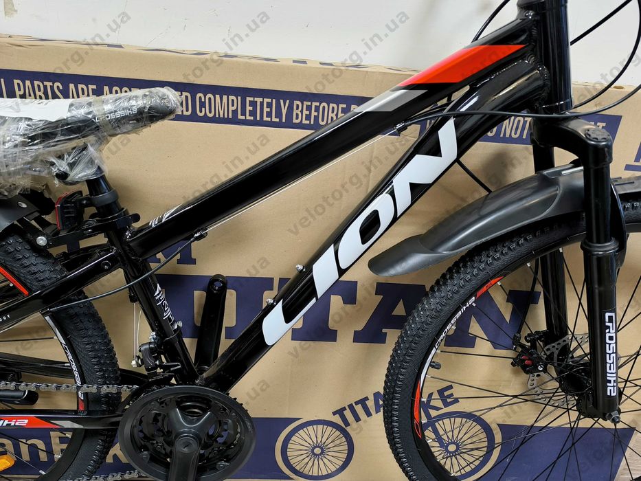 Акція! Новий Алюмінієвий Підлітковий Велосипед Crossbike Lion 24"-26"