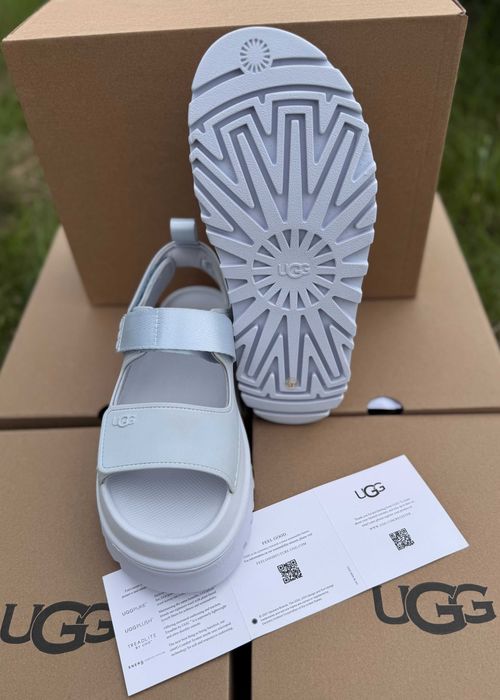 ‼️Ціну Знижено / Останні Пари‼️Оригінал / Босоніжки Ugg Goldenglow Sandals White / Босоножки Угги/ Сандалі Угг/ Уггі