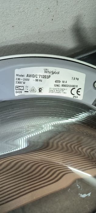Pralkę Whirlpool 7 kg przedam