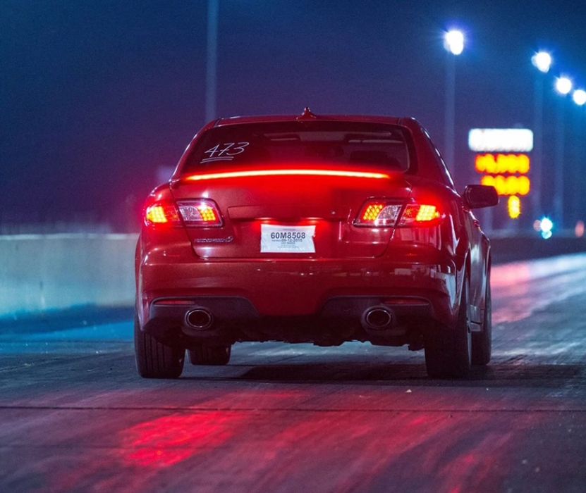 Spojler tylne swiatło  stop  plywajacy kierunkowskaz awaryjne led