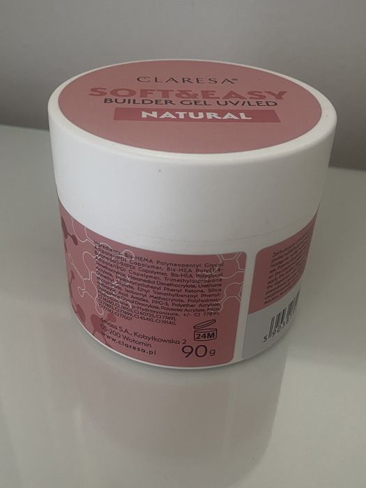 Nowy żel 90g Claresa Soft and Easy Natural
