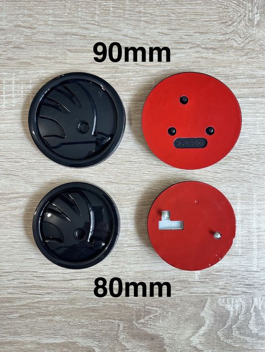 Símbolos Skoda Capõ Mala 90mm 88mm 80mm 79mm