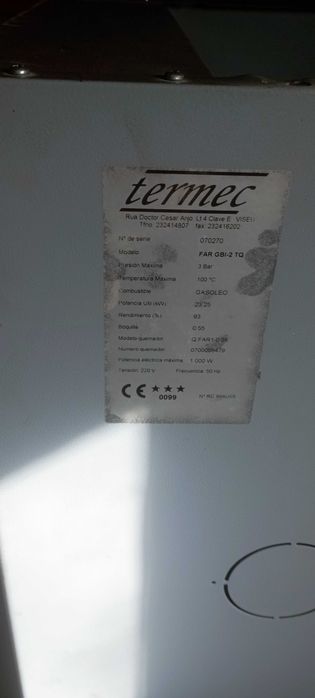 Caldeira a gasóleo