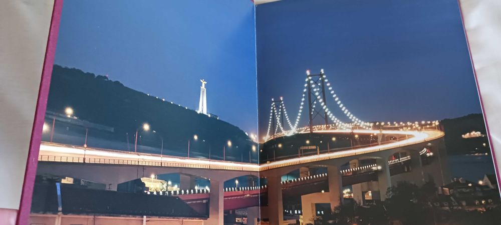 Livro "A ponte 25 de abril-Construção da 2ª fase-instalação caminho de ferro"