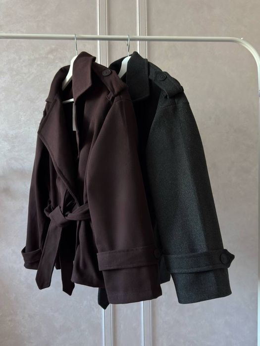 Трендовий тренч шоколадний