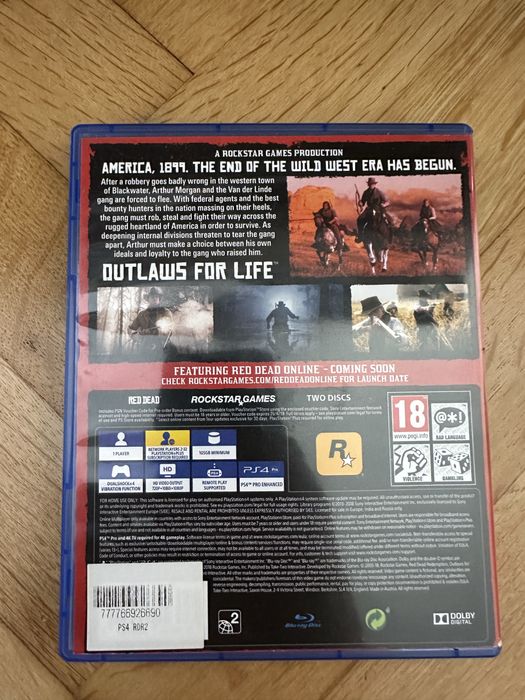 Red Dead Redemption 2 na ps4