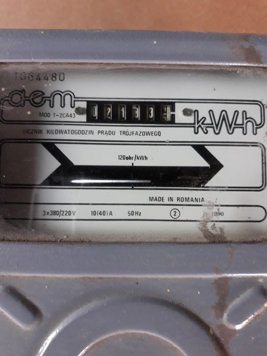 Licznik prądu 3-fazowy