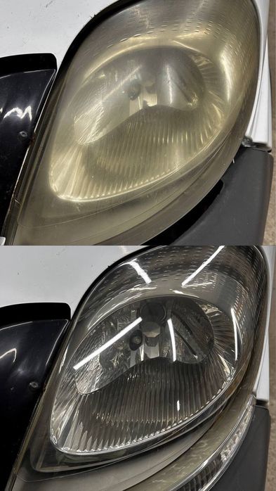 Полировка фар. Полірування фар. Облейка фар. Бронепленка на фары.