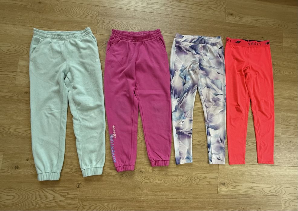 Spodnie dresy leginsy 4f r.158 plus gratis