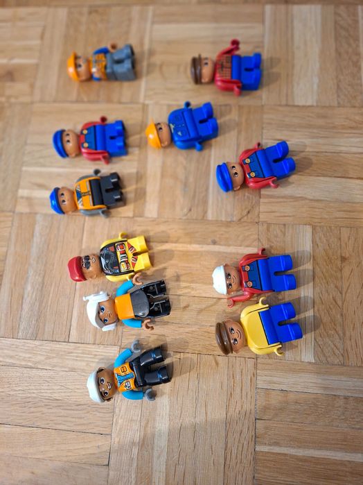 Figurki Lego Duplo - Ekipa Budowlana i Robotnicy, 11 figurek