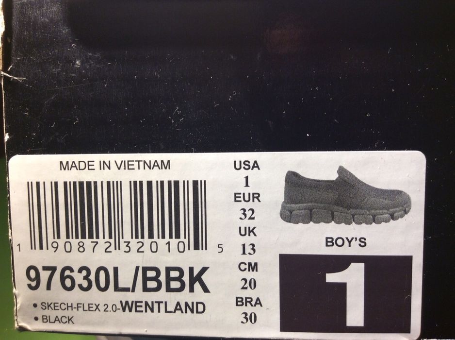 Туфли Skechers слипоны для мальчика, размер EUR 32
