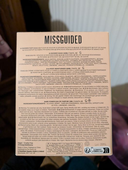 Zestaw kosmetyków do ciała missguided