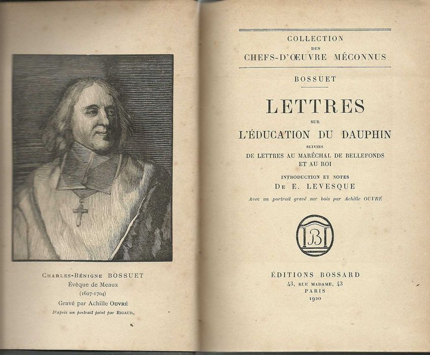 Lettres sur l'éducation du dauphin
