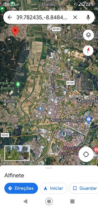 Venda de Terreno para construção aldeia de Barreiros a 7km de Leiria