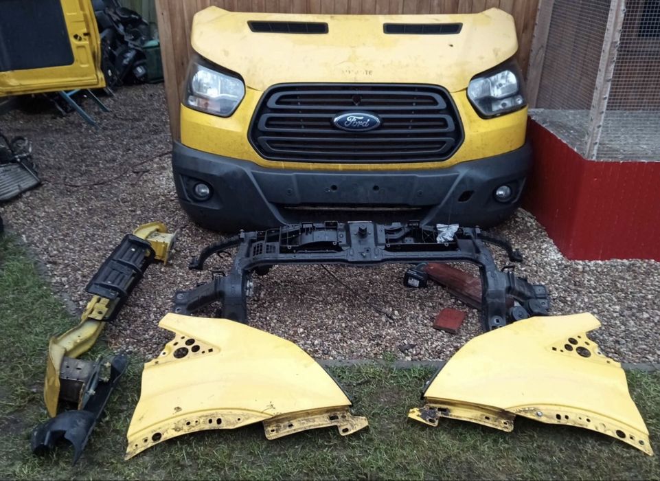 Ford transit mk8 przód kompletny H2 DHL drzwi kierowcy fotel pasażera