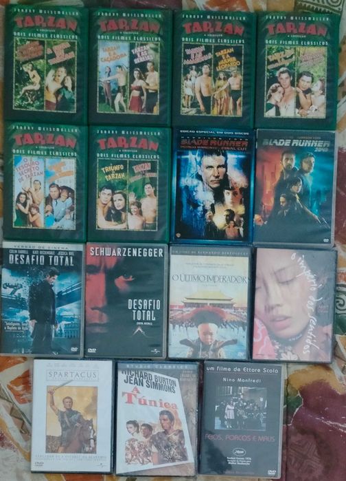 DVDS - FILMES - RAROS - Marvel - Ficção científica - Comédia - Terror - Ação - Drama - Tarzan