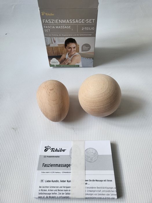Podwojny masażer drwniany tchibo