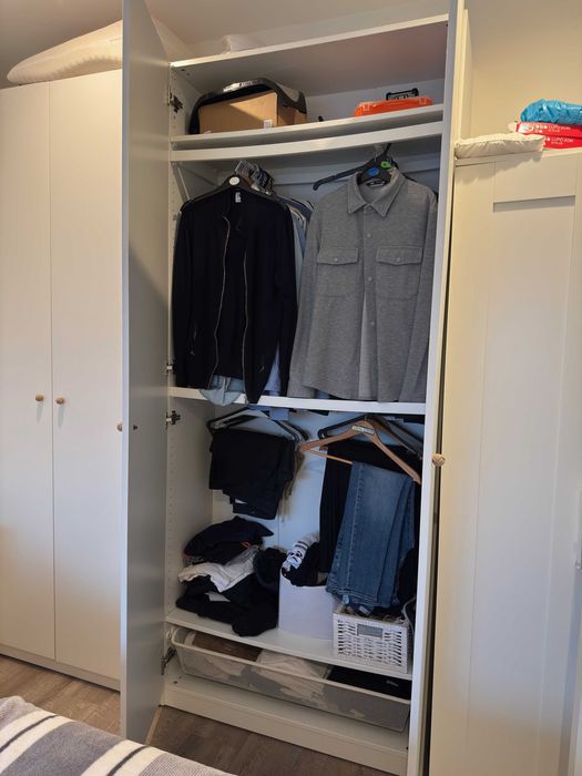 2 Roupeiros IKEA PAX Branco / cada 100x35x236 – Como novo