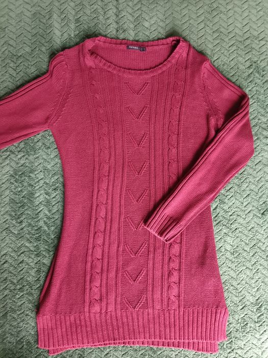 Dłuższy sweter, tunika sweterkowa 42