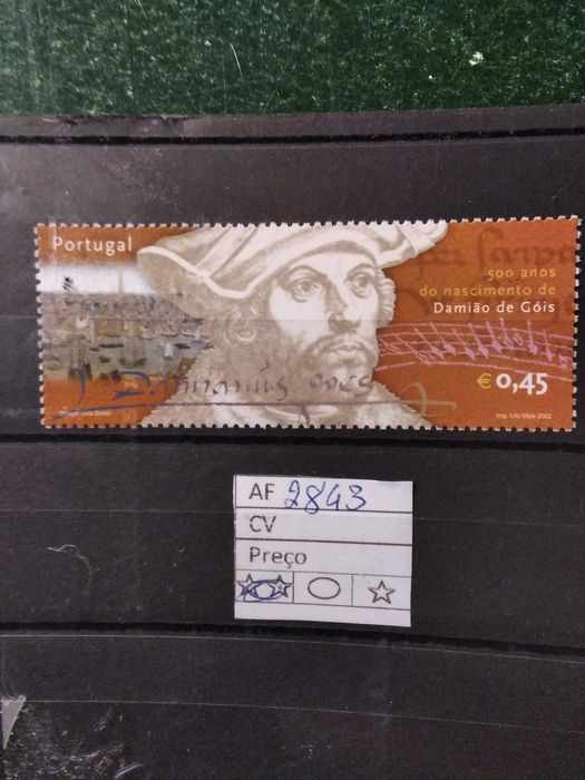 2002      500 Anos Do Nascimento De Damião De Góis MNH **