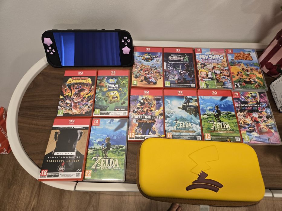 Nintendo switch 2 com jogos e garantia