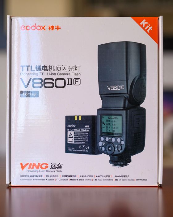 Flash Godox v860 IIF - Fuji
