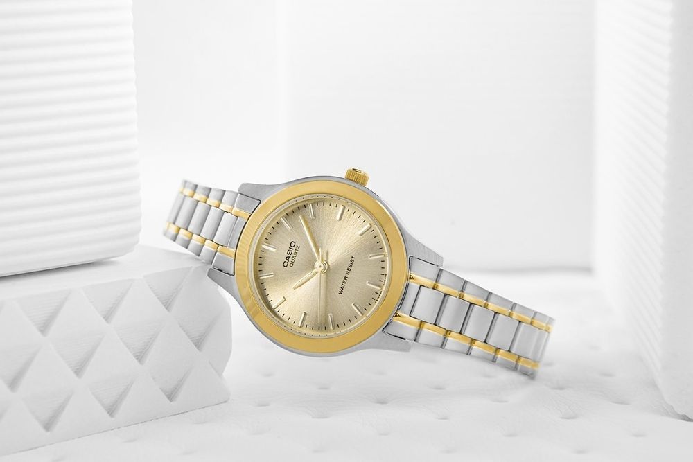 zegarek damski casio ltp-1128g-9ardf + box