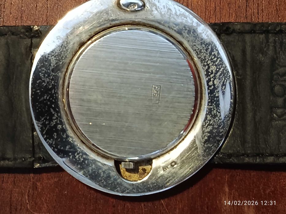 Relógio Jóia Prata Portuguesa Contrastada 925 4,4 cm