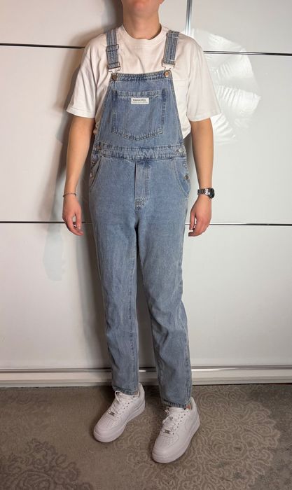 Jeansowe Ogrodniczki Wonderful Baby Blue Vintage