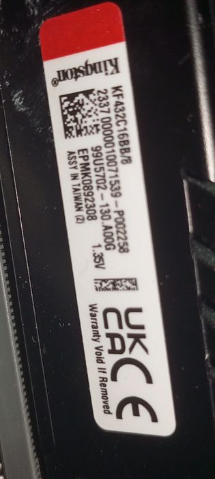 Комплект процесор 5 5600х 16гб ddr4 kingston fury b450 am4 asus prime