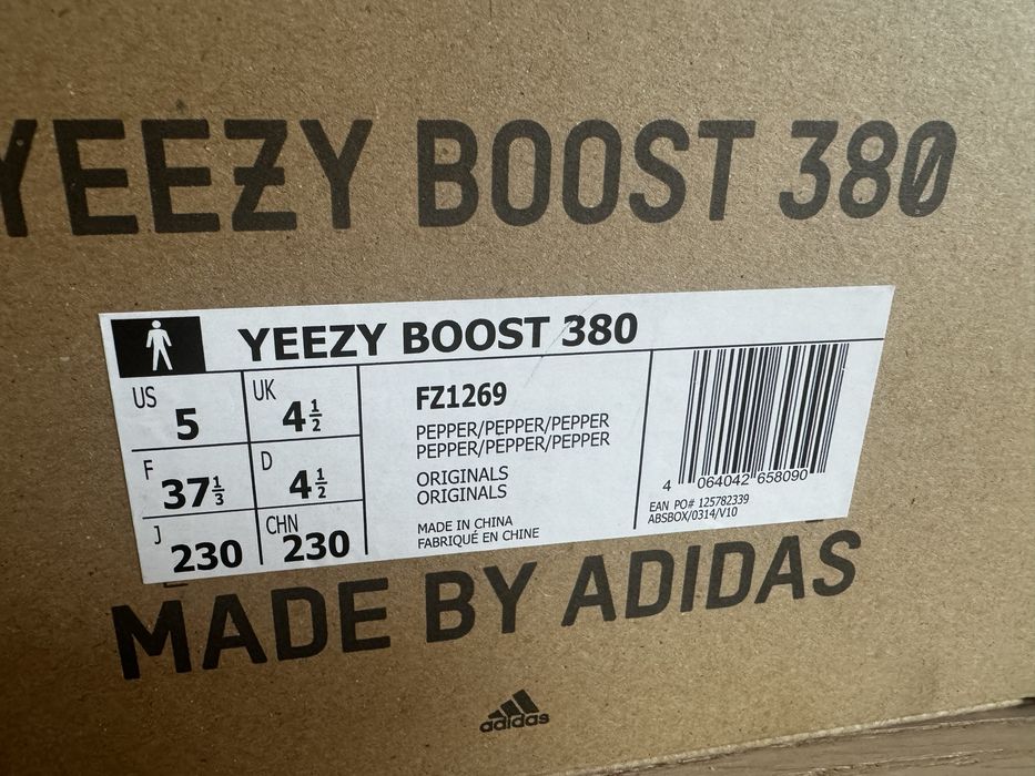 Adidas Yeezy Boost 380 37 1/3