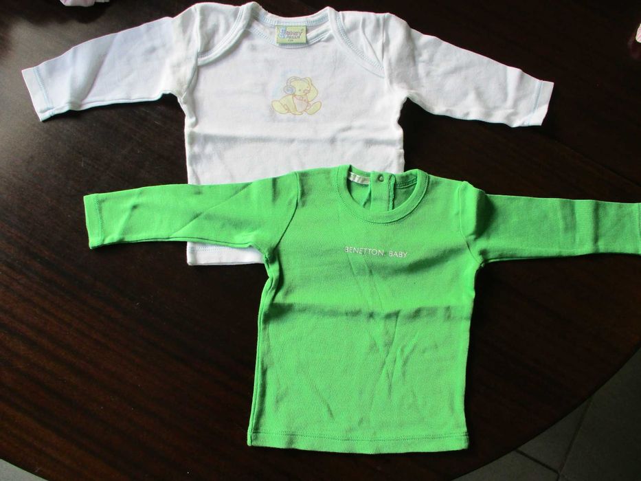 Lote 13 peças de roupa p/ bébé 3 a 12 meses, Bodies, Babygrows, camisolas da Pré-Natal, Benetton Baby etc. ótimo estado