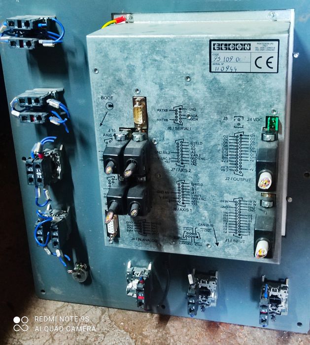 Panel operatorski ELCON EC909 Italy Sterownik PLC Tokarka Frezarka CNC