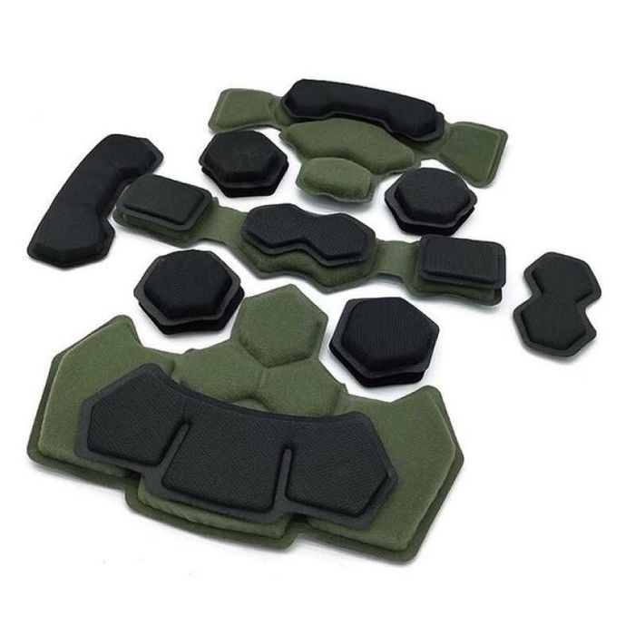 Липучки подушки для шолома Team Wendy Cam Fit (R) олива