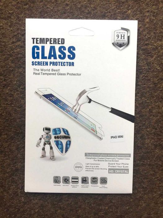 Película de vidro temperado para iPad Mini 1/ iPad Mini 2/ iPad Mini 3