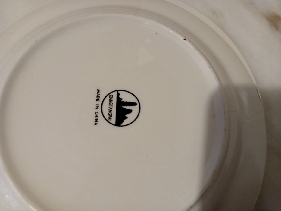 Conjunto de 2 Pratos Pequenos Decorativos Loiça Chinesa