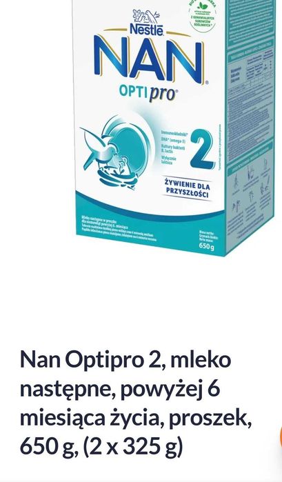 Mleko modyfikowane NAN
