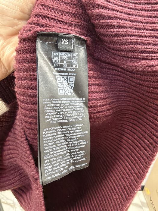 Светр бордо Guess XS
