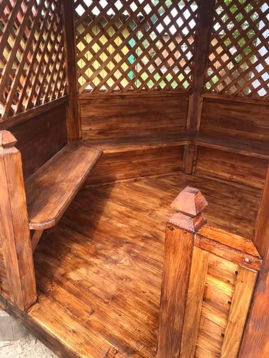 Альтанка деревяна