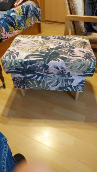 Fotel + pufa stan bardzo dobry