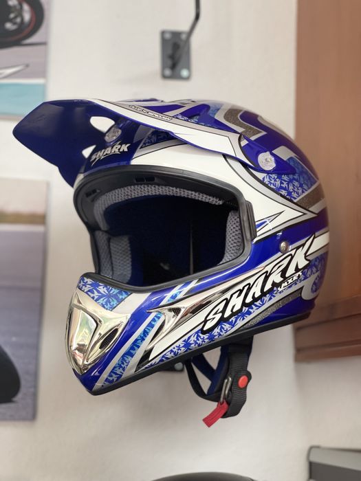 Capacete SHARK MXR Tsunami NOVO Tam L