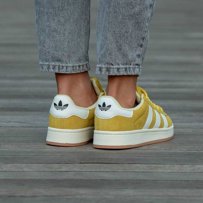 Кросівки Adidas Campus 00s Yellow/White premium