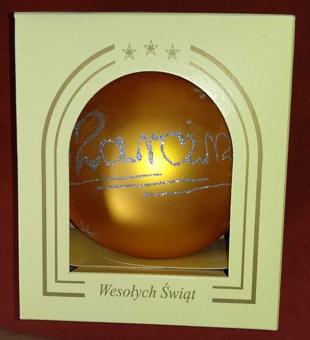 Świąteczna ozdobna bombka Marcin