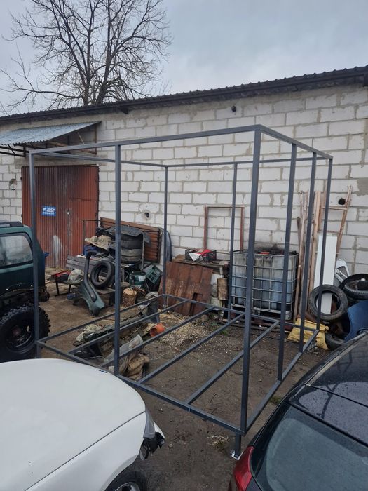 Konstrukcja stalowa domek na działkę kontener budka kiosk