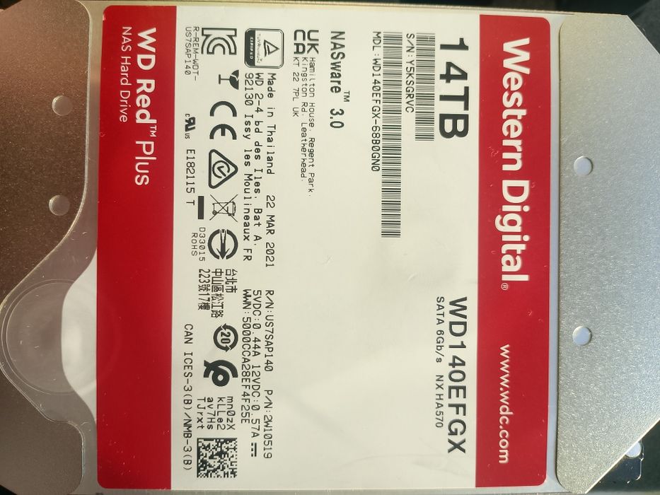 Продам диски SAS  та Sata HDD Toshiba Seagate WD 4 6 8 10 12 14 16 Tb