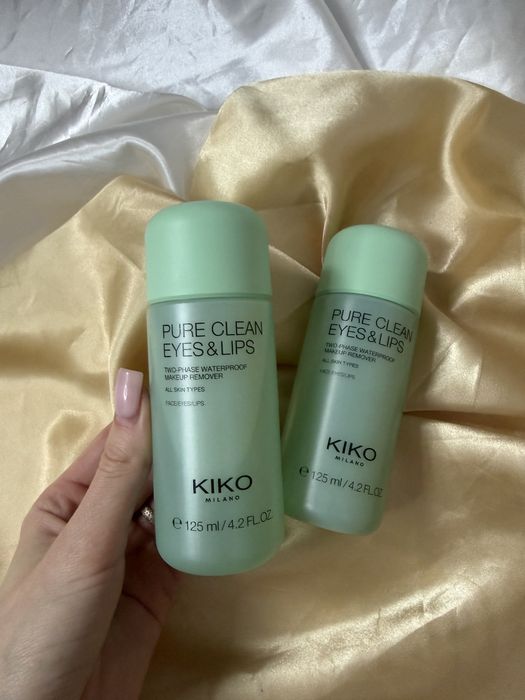 Міцелярна вода pure clean eyes & lips kiko milano кіко мілано