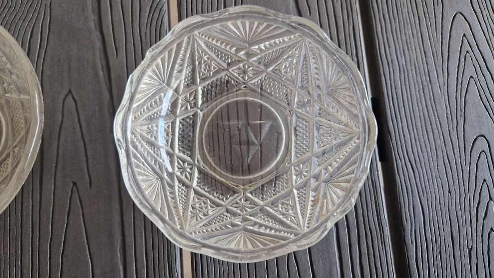 2 taças vintage de vidro