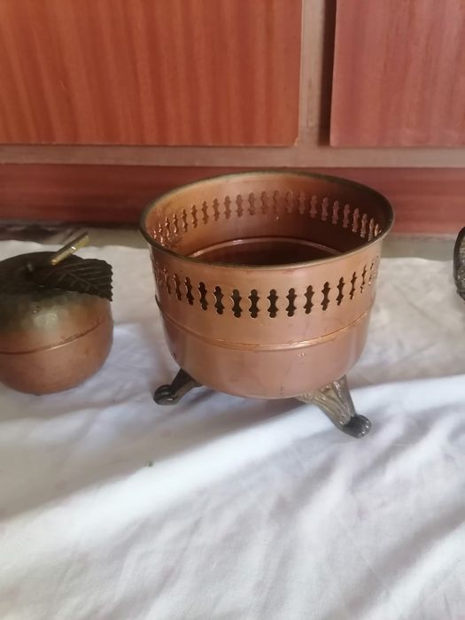 Peças em cobre e latão
