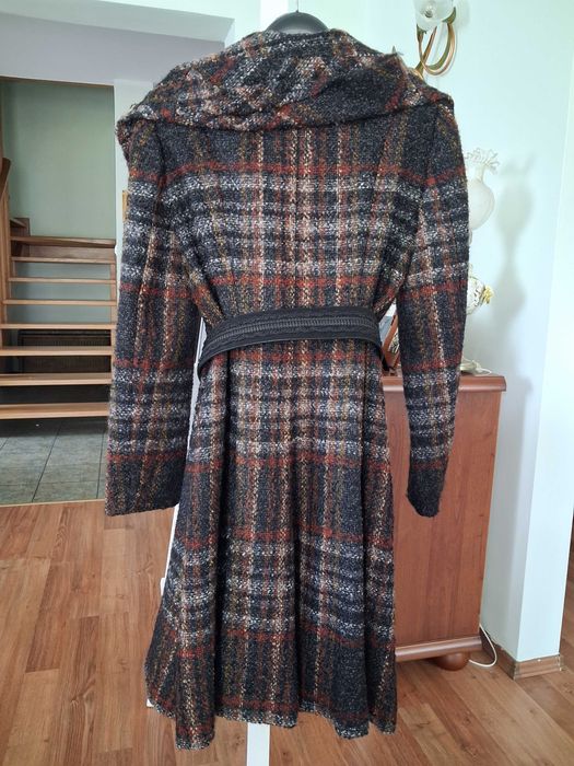płaszcz damski Boucle Zara 38
